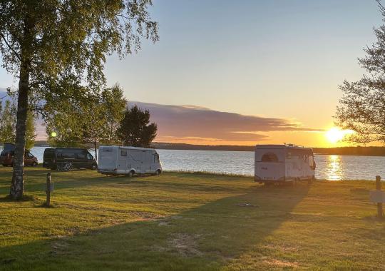 Husbil i Mariehamn på Åland